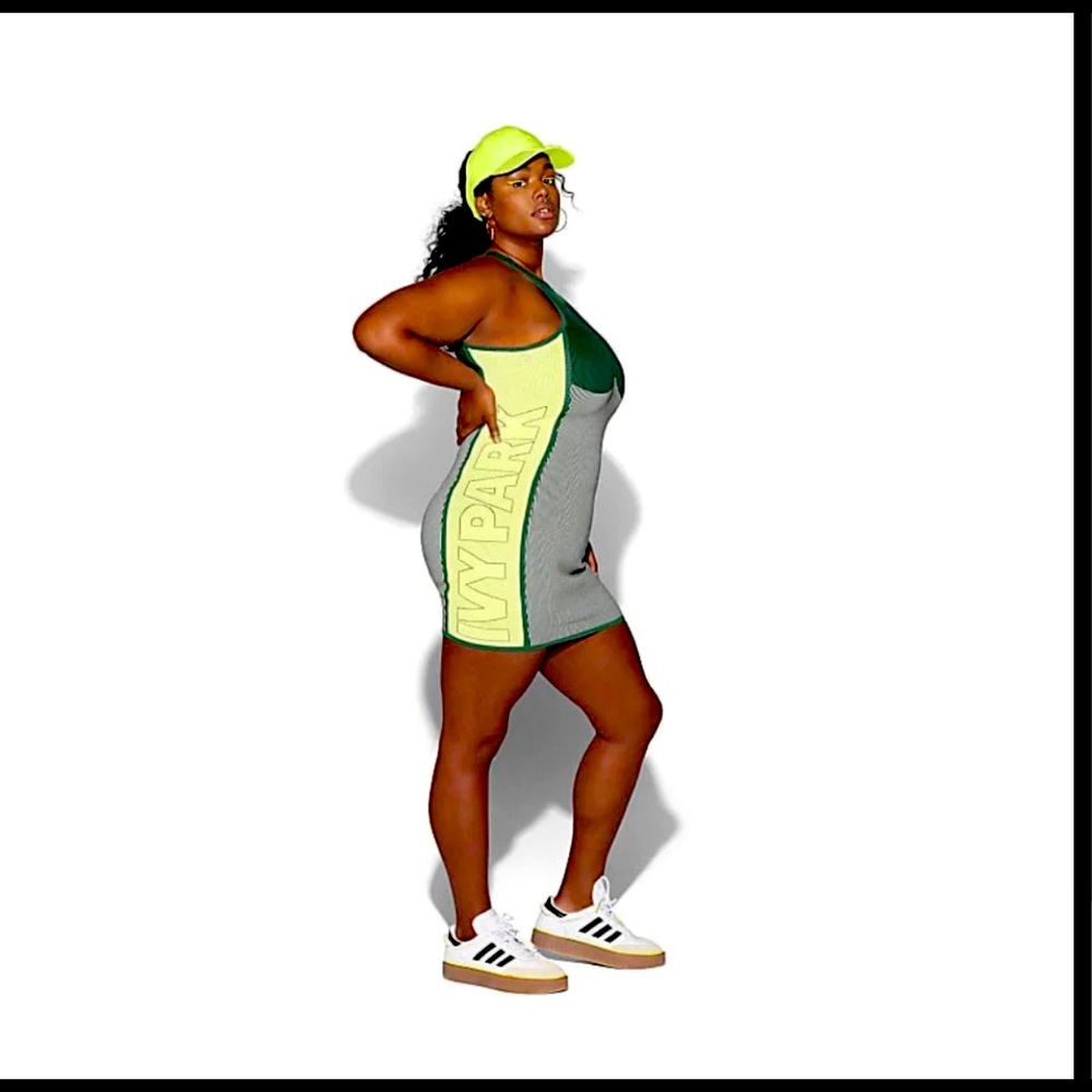 Ivy Park by ADIDAS knit logo dress